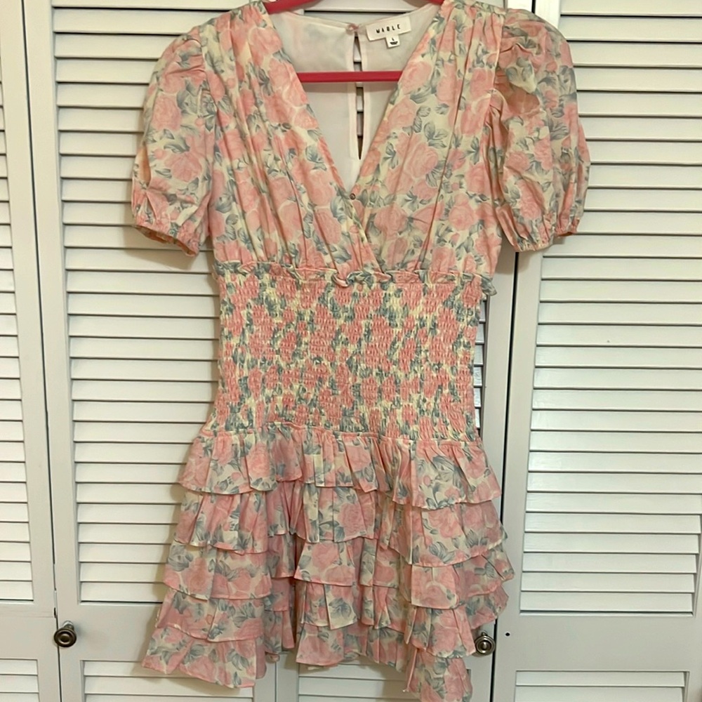 Mable Lyric Ruffle Mini Dress